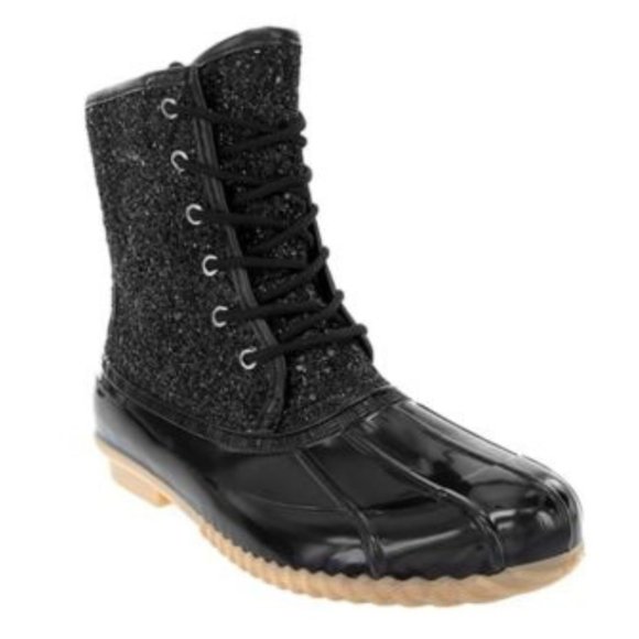 SUGAR WOMENS SKYLAR GLITTER D BLACK GLITTER 9M - Picture 1 of 1